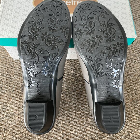 NIB Women's AETREX Rachel Mary Jane Shoes 9.5 Grey - Picture 8 of 11